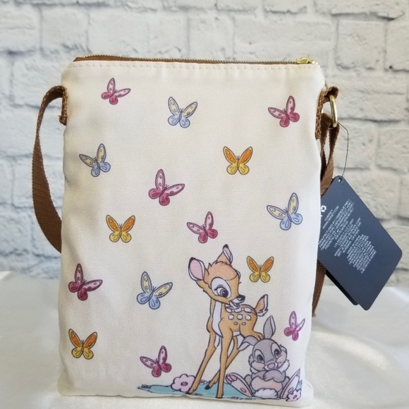 Loungefly Bambi & Friends Floral Small Crossbody - Picture 2 of 4